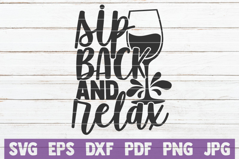 sip-back-and-relax-svg-cut-file