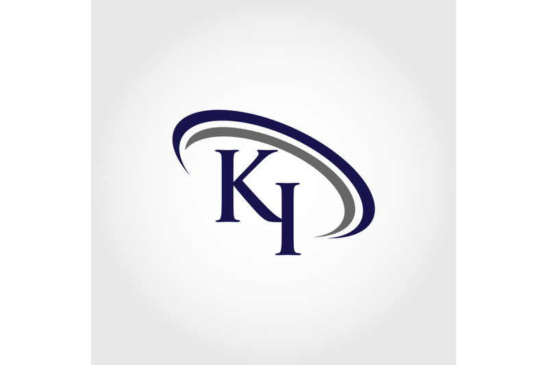 monogram-ki-logo-design