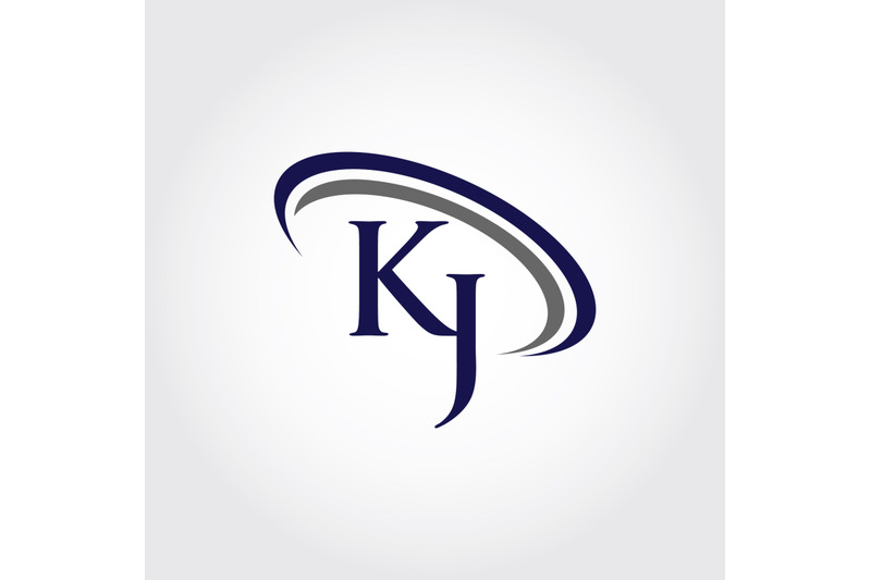 monogram-kj-logo-design