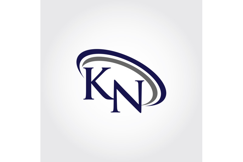 monogram-kn-logo-design