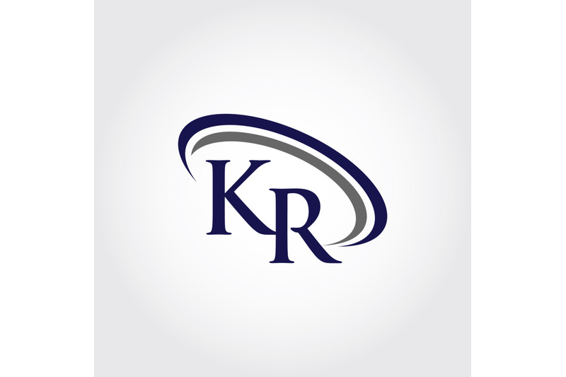 monogram-kr-logo-design