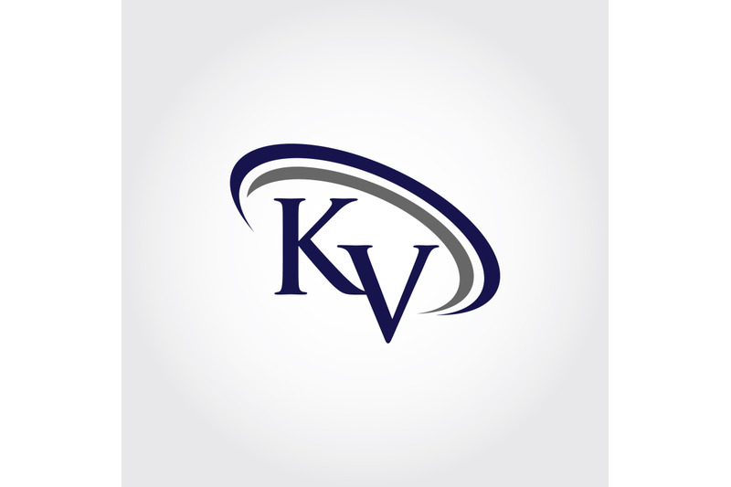 monogram-kv-logo-design