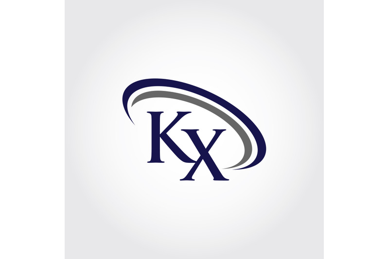 monogram-kx-logo-design