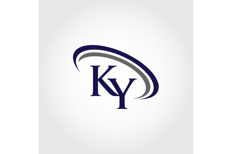 monogram-ky-logo-design