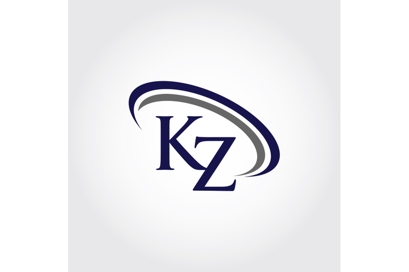 monogram-kz-logo-design
