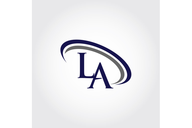 monogram-la-logo-design