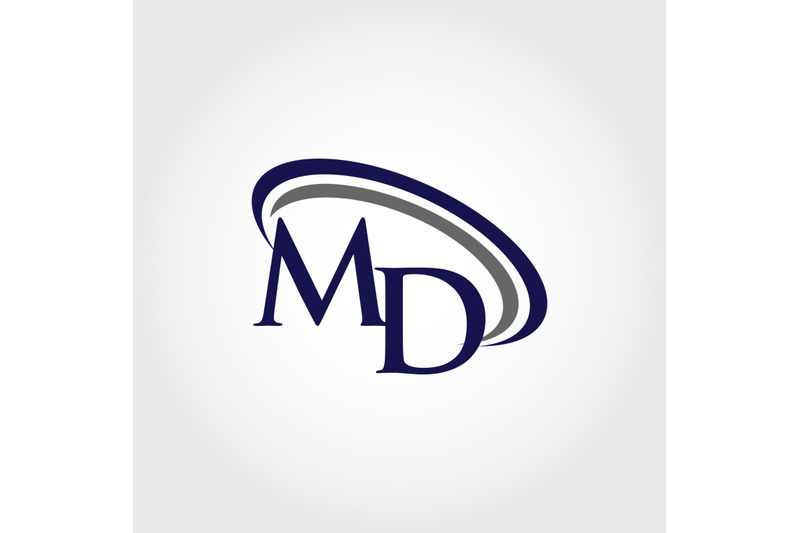monogram-md-logo-design