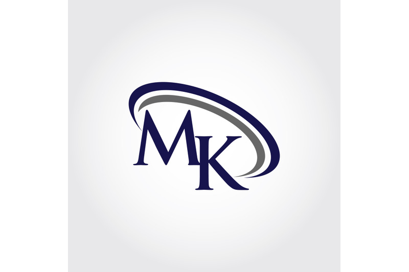 monogram-mk-logo-design