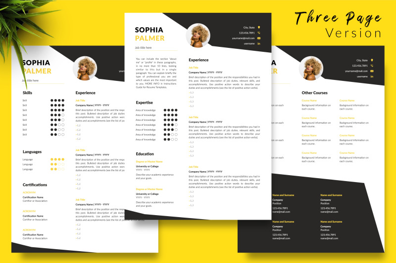 modern-resume-template-for-microsoft-word-amp-apple-pages-sophia-palmer