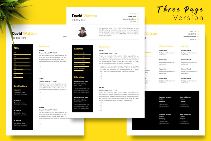 creative-resume-template-for-microsoft-word-amp-apple-pages-david-watson