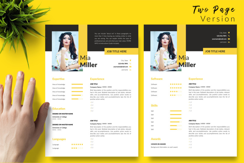 creative-resume-template-for-microsoft-word-amp-apple-pages-mia-miller
