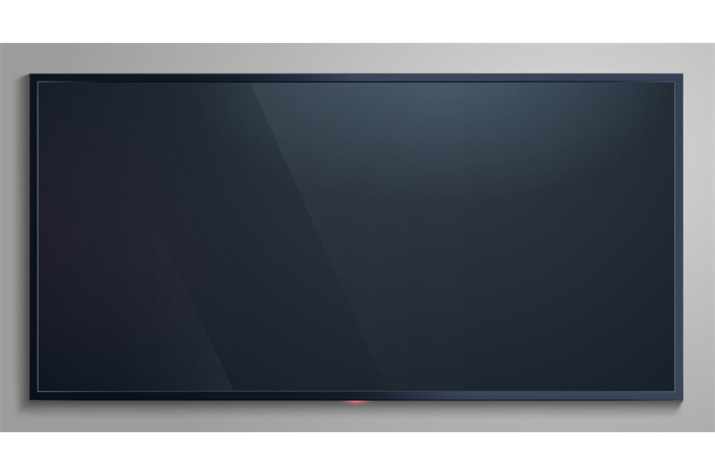 realistic-tv-screen-lcd-modern-blank-display-television-monitor-scre