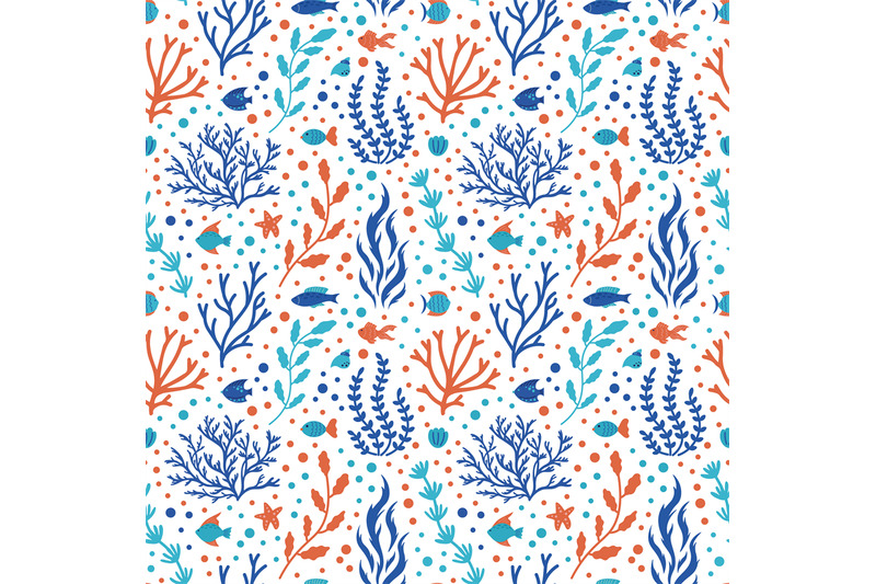 ocean-coral-pattern-underwater-doodle-seamless-pattern-marine-ocean