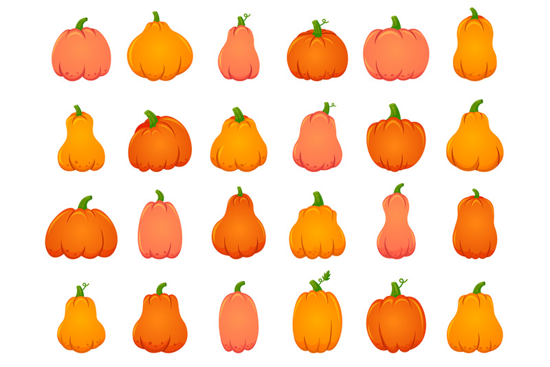 halloween-fall-pumpkins-cartoon-traditional-decoration-holiday-orang