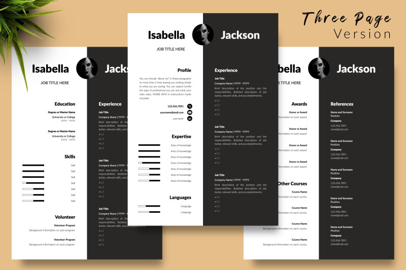 modern-resume-sample-for-microsoft-word-amp-apple-pages-isabella-jackson