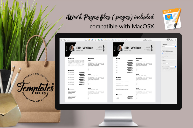 creative-resume-template-for-microsoft-word-amp-apple-pages-ella-walker