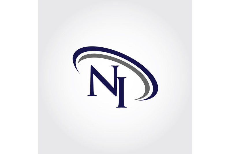 monogram-ni-logo-design