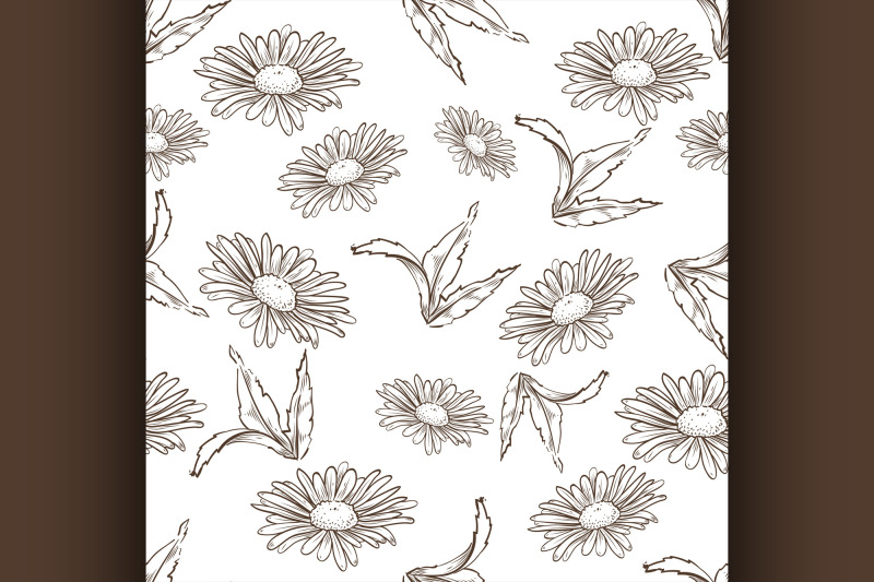 vector-chamomile-seamless-pattern