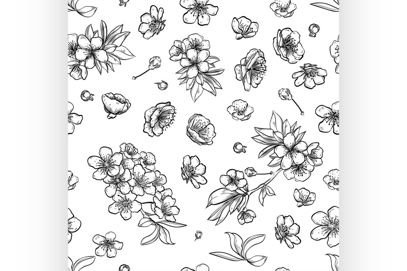 vector-sakura-seamless-pattern-of-flowers