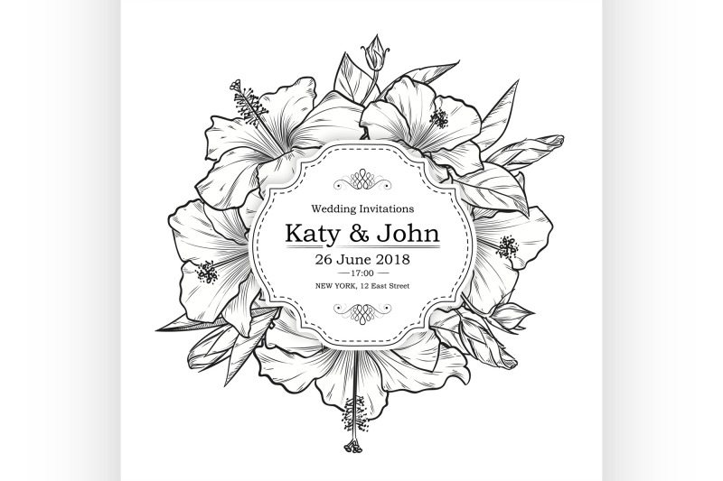 vector-vintage-elegant-wedding-invitation