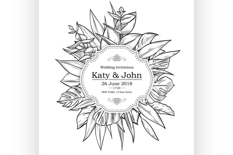 vector-vintage-elegant-wedding-invitation