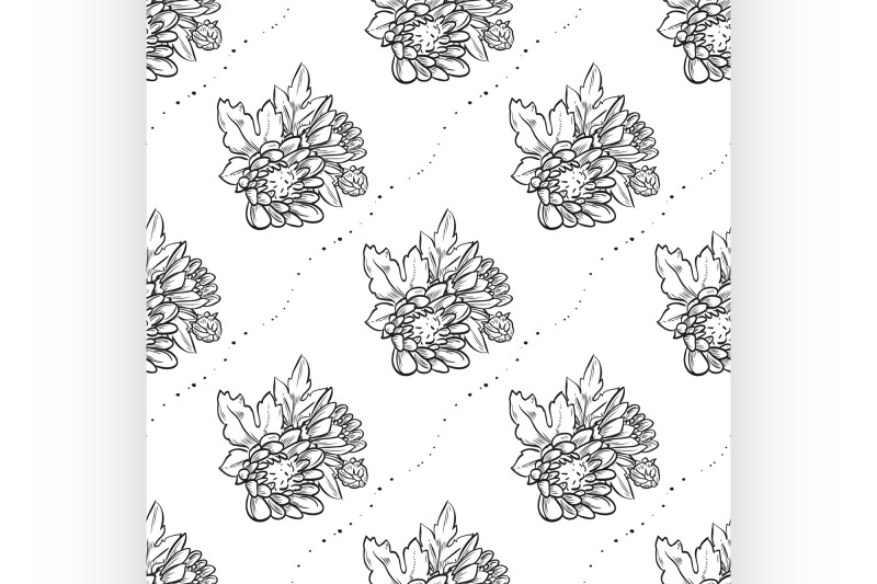 vector-bouquet-of-chrysanthemum-flowers