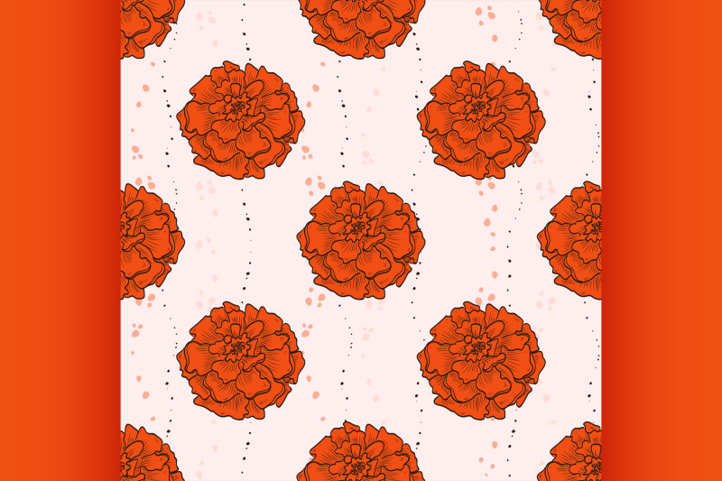 vector-color-seamless-pattern-of-marigold-flowers