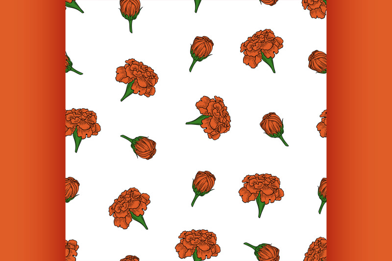 vector-color-seamless-pattern-of-marigold-flowers