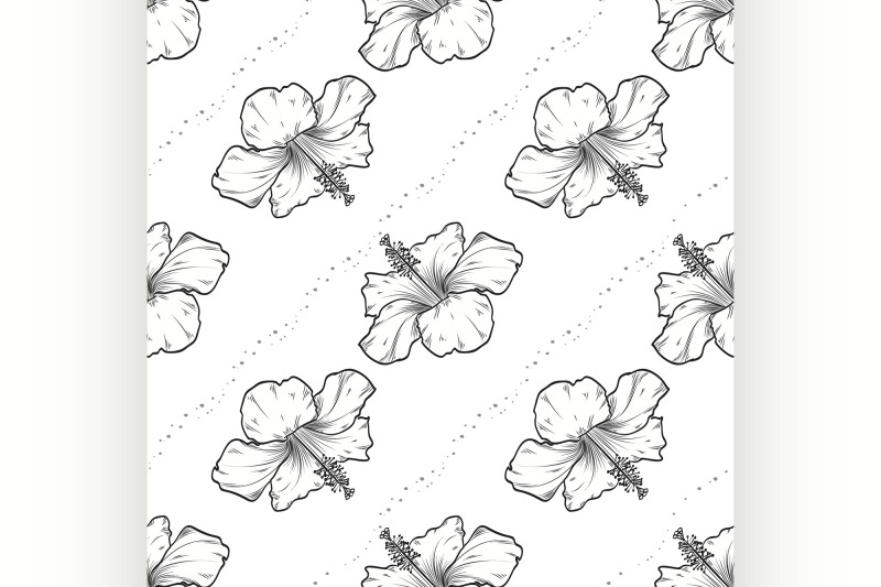 vector-hibiscus-seamless-pattern-of-flowers