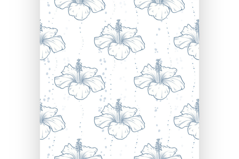 vector-hibiscus-seamless-pattern-of-flowers