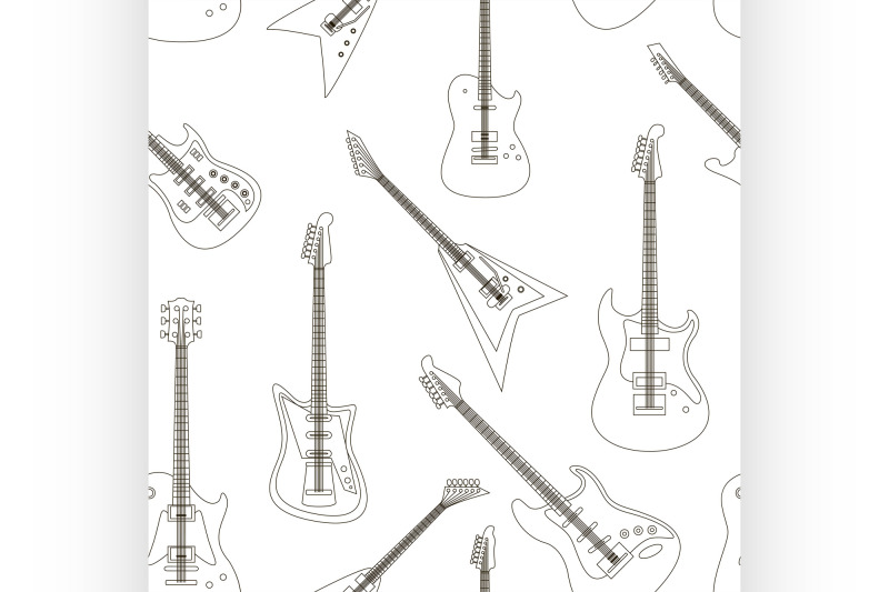 set-of-bright-electric-guitars-pattern