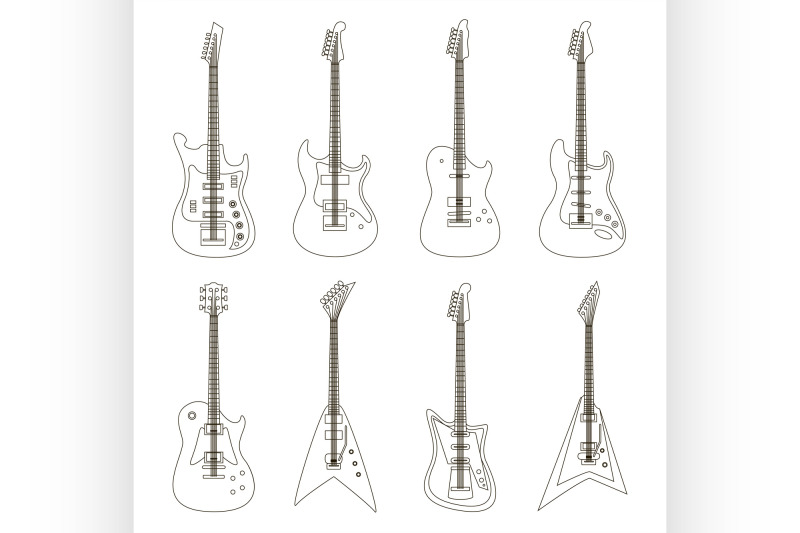 set-of-bright-electric-guitars