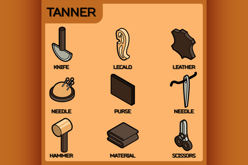 tanner-color-isometric-icons