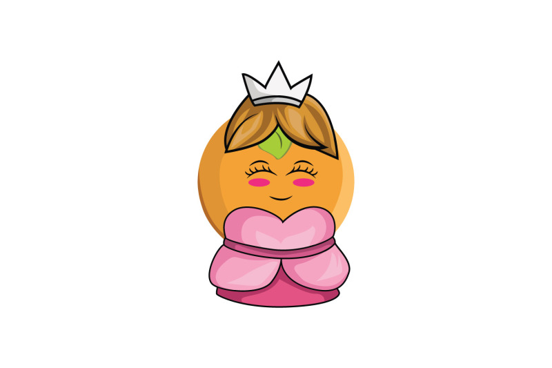 persimmon-fruit-princess-cartoon-character