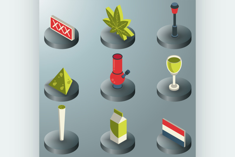 holland-color-isometric-icons