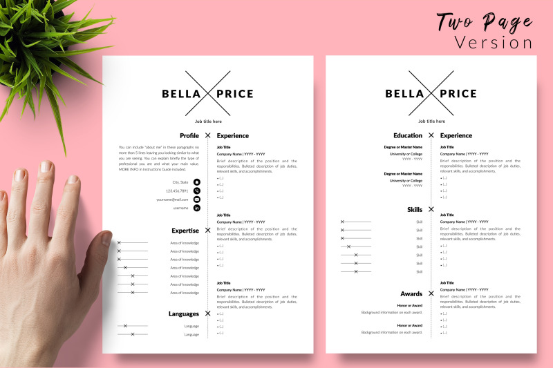 simple-resume-cv-template-for-microsoft-word-amp-apple-pages-bella-price