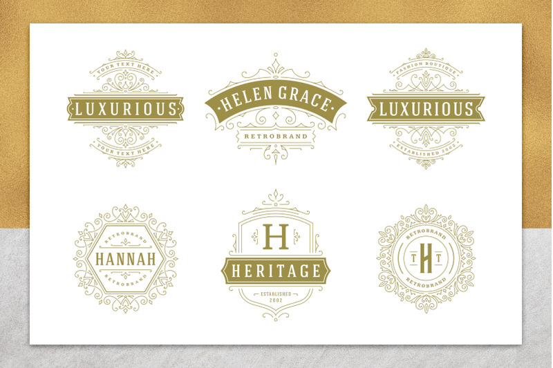 36-luxury-ornament-logos