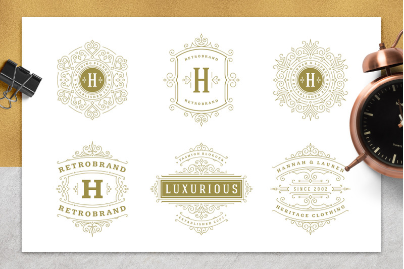 36-luxury-ornament-logos