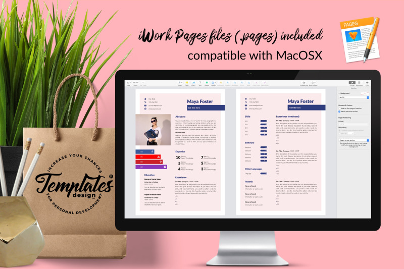 modern-resume-cv-template-for-microsoft-word-amp-apple-pages-maya-foster