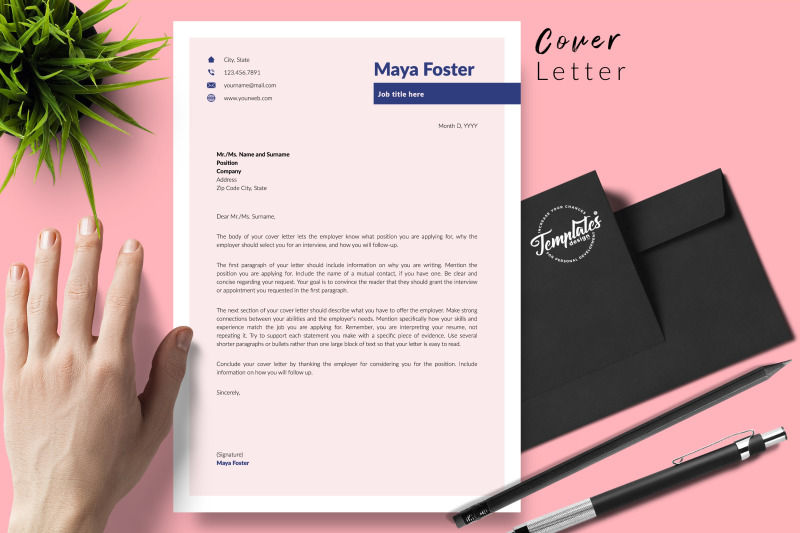 modern-resume-cv-template-for-microsoft-word-amp-apple-pages-maya-foster