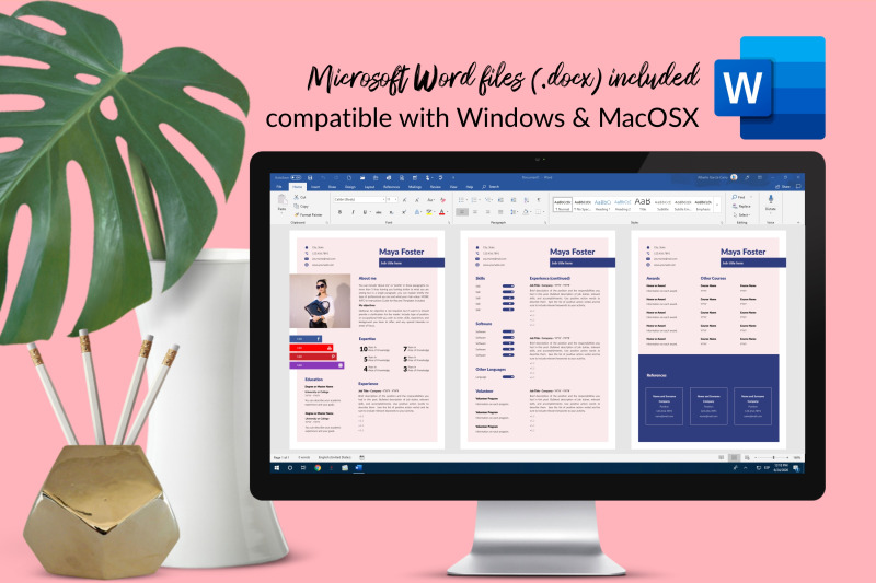 modern-resume-cv-template-for-microsoft-word-amp-apple-pages-maya-foster