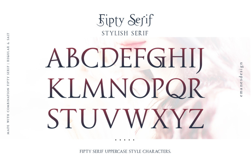 Fipty Serif Font Family By Emanesdesign Thehungryjpeg Com
