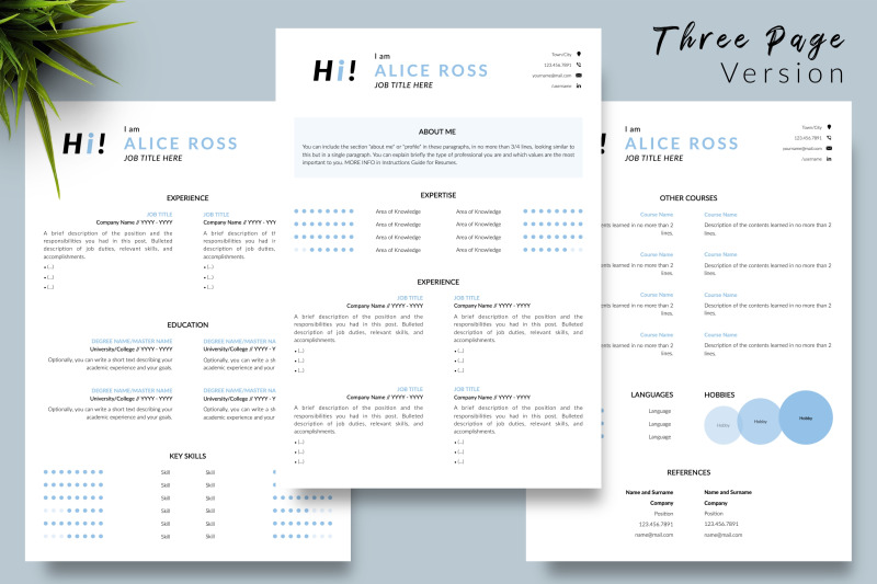 creative-resume-template-for-microsoft-word-amp-apple-pages-alice-ross