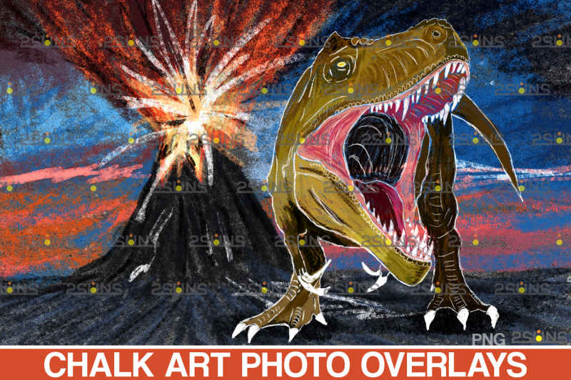 dinosaurs-chalk-art-overlays-dinosaur-illustration