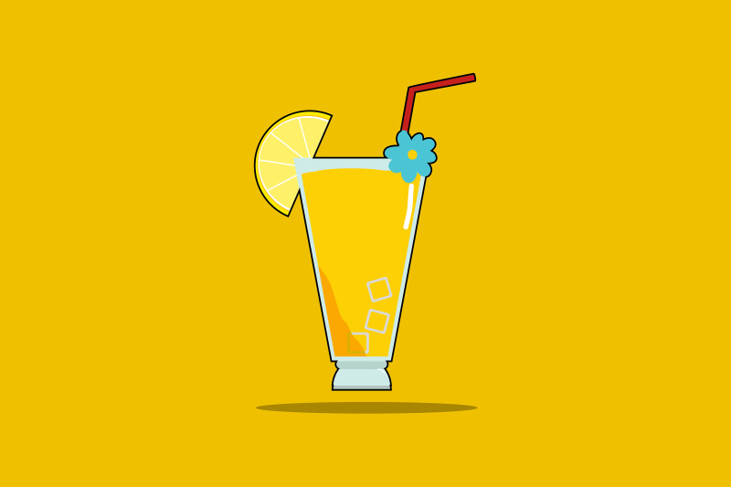 summer-icon-with-lemon-ice