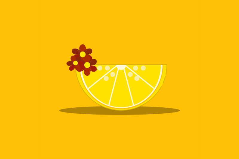 summer-icon-with-lemon-slice
