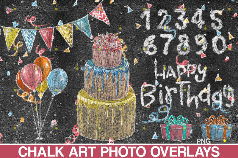 birthday-chalk-art-overlays-photoshop-overlay
