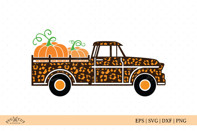 cheetah-vintage-fall-pumpkin-truck-svg