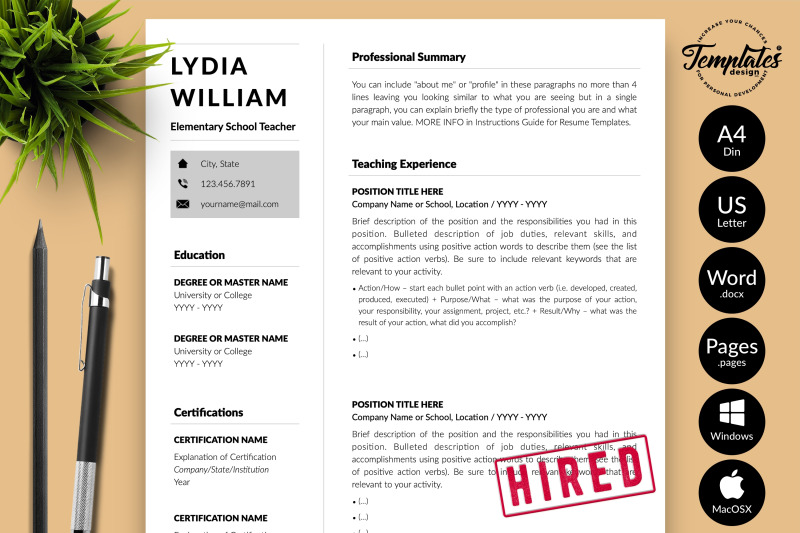 teacher-resume-template-for-microsoft-word-amp-apple-pages-lydia-william