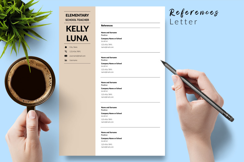 teacher-resume-cv-template-for-microsoft-word-amp-apple-pages-kelly-luna